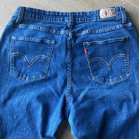 Levis 580 Womens Boot Cut Denim Jeans 16M Blue Stretch 5 pocket Western classic - Picture 5 of 13